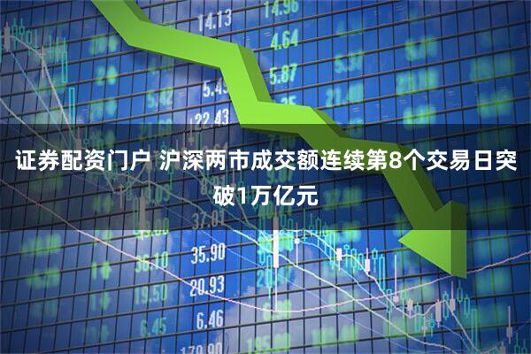证券配资门户 沪深两市成交额连续第8个交易日突破1万亿元